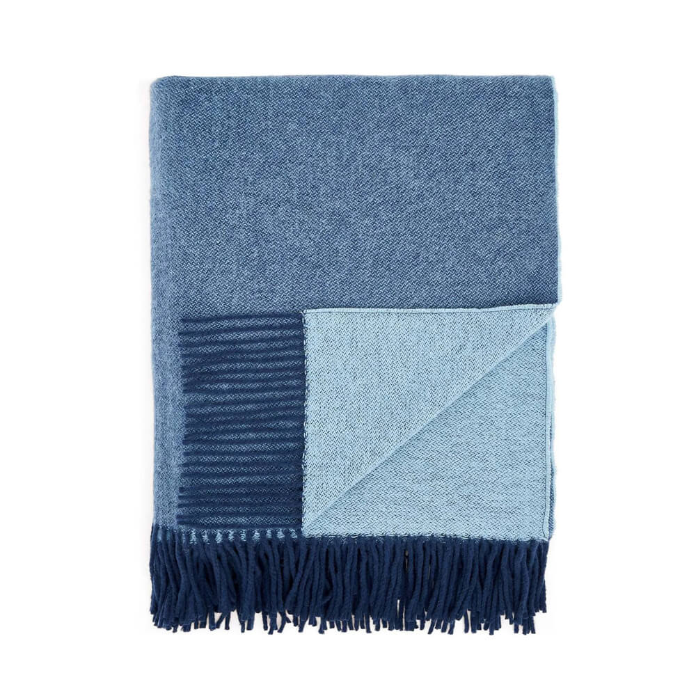 Land & Shore Espie Blue Throw